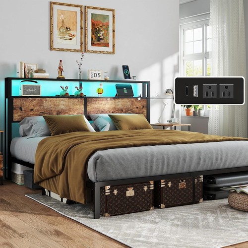 Bed frame full queen king - frame, full/queen/king