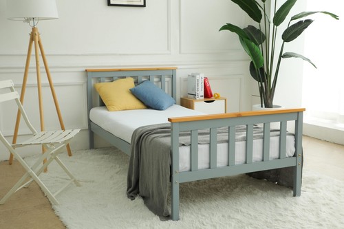 Grey solid wooden - grey,