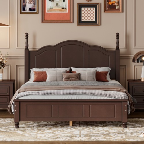 Full wooden bed frame - full,