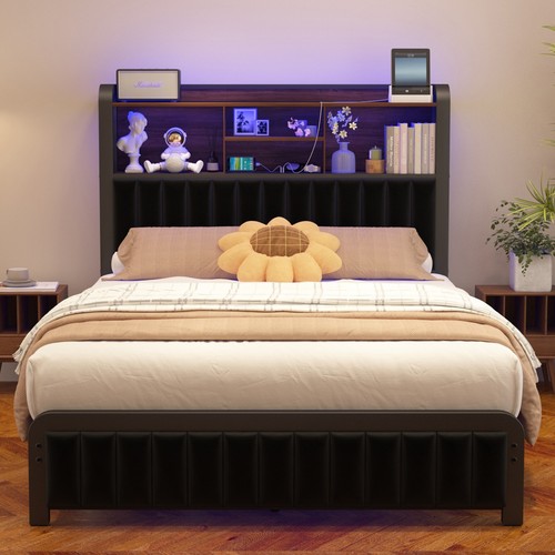 Full queen size bed frame - full/queen,