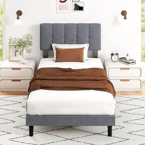 Bed frame fabric upholstered - fabric,