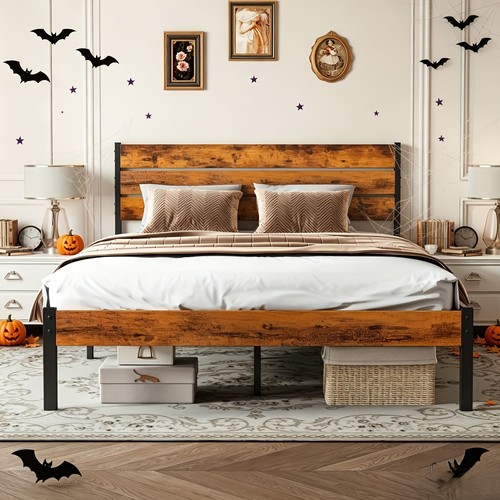 Sturdy and durable - iron, bed