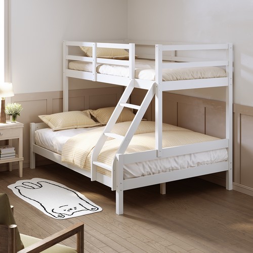 Solid pine wood triple - wood, bunk