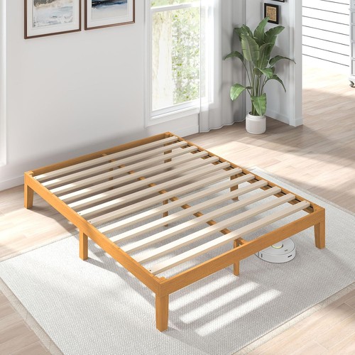 Solid wood bed frame - solid, wooden