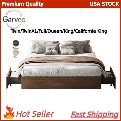 Noheadboard wooden bed frame - noheadboard,