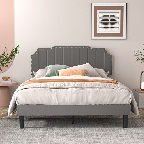 Upholstered bed frame full - bed,