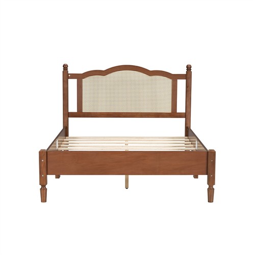 Full size wooden vintage - vintage, bed