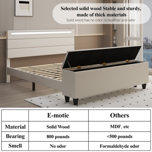 Full queen bed frame - bed,