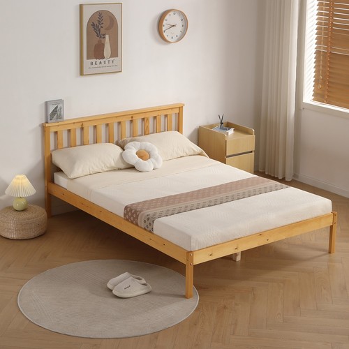 Wooden bedframe low footend - footend, in