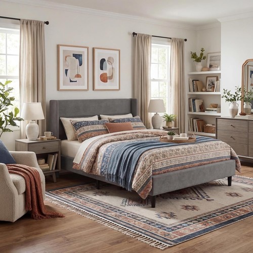 Stylish platform bed - stylish,