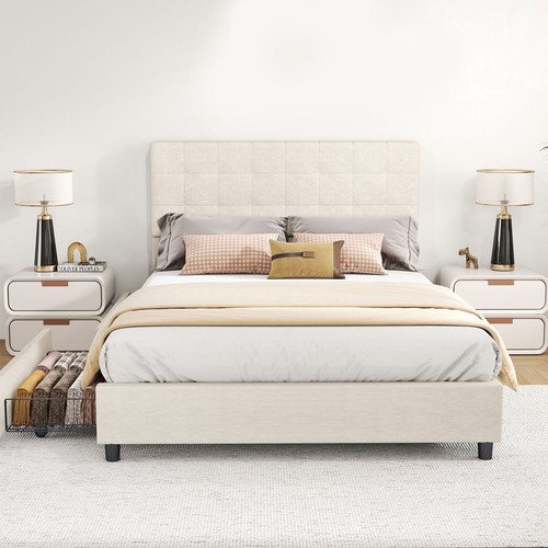 Wood platform bed - wood,
