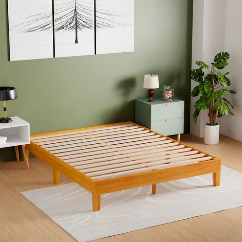 Wood platform bed frame - wood,