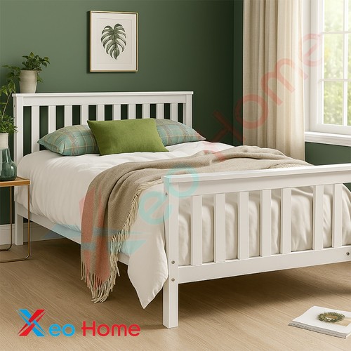 4ft wooden bed frame with - wooden,