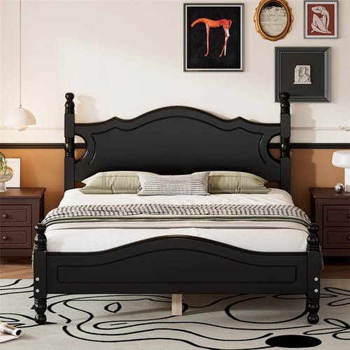 Full size wood platform - full, bed