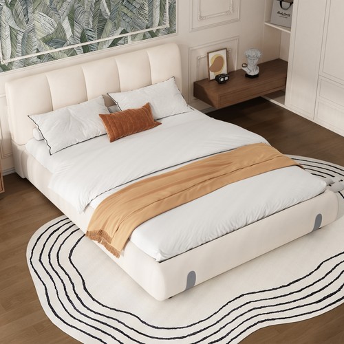 Double bed frame grey - double, white